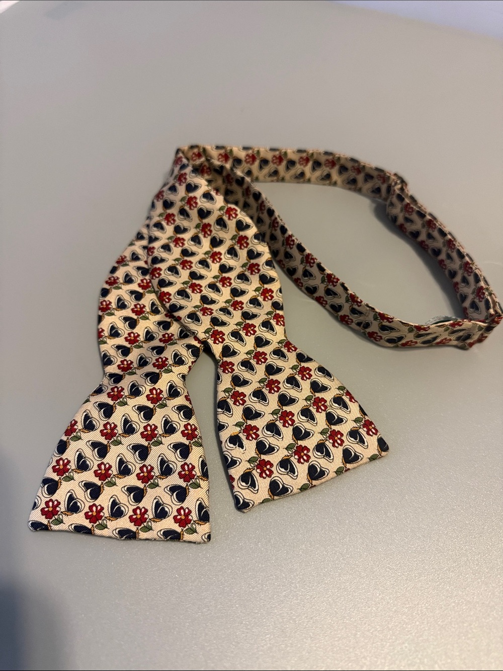 Beau Ties Ltd Silk Bow Tie Multicolor Self-Tie Vermont Made in USA